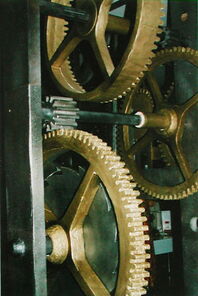 Uhr Detail Zahnräder