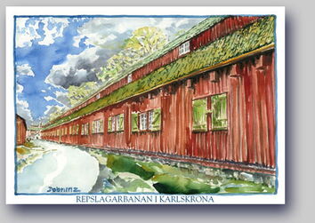 Postkarte Repslagarbanan
