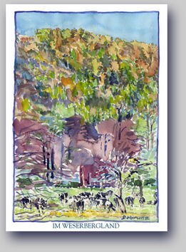 Postkarte Im Weserbergland 3