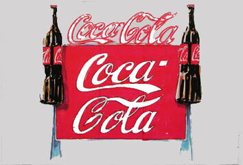 Coca Cola Rückansicht Entwurf